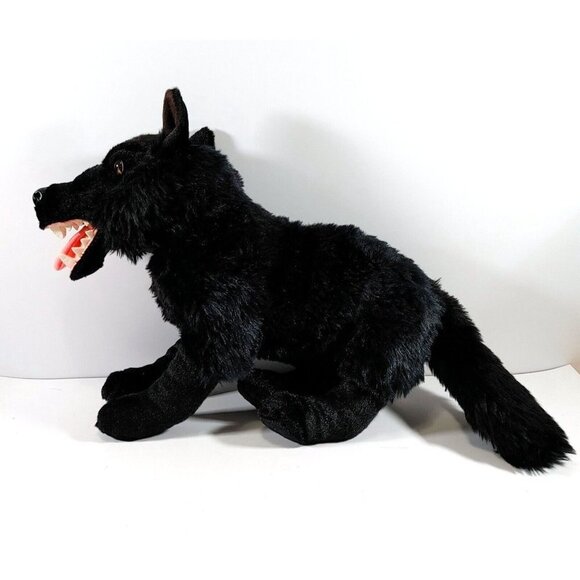 Sirius Black Black Dog Wolf Plush 17" Wizarding World of Harry Potter Animagus! - Picture 2 of 5